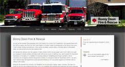 Desktop Screenshot of bonnydoonfire.org